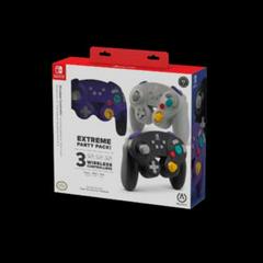 GameCube Style: 3 Pack Wireless Controllers - Nintendo Switch