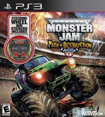 Monster Jam: Path of Destruction with Wheel - Playstation 3