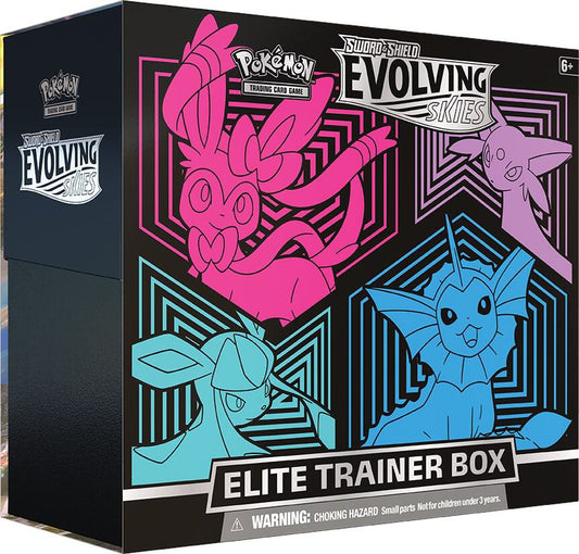 Evolving Skies Elite Trainer Box - Glaceon/Vaporeon/Sylveon/Espeon