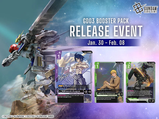 Gundam TCG GD03 Steel Requiem Release Event