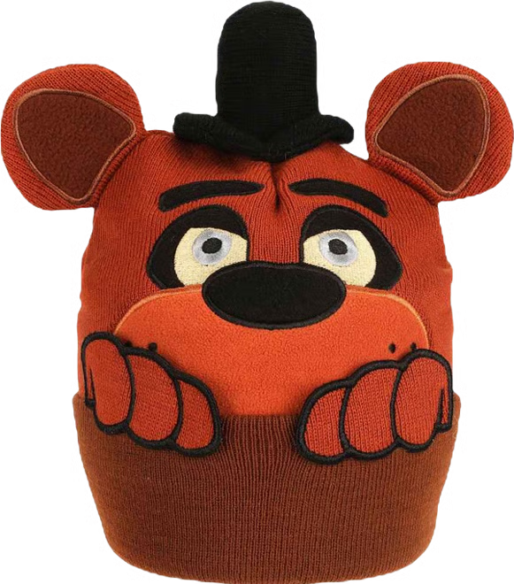 Five Nights At Freddy's Freddy Peekaboo Hands Knit Beanie