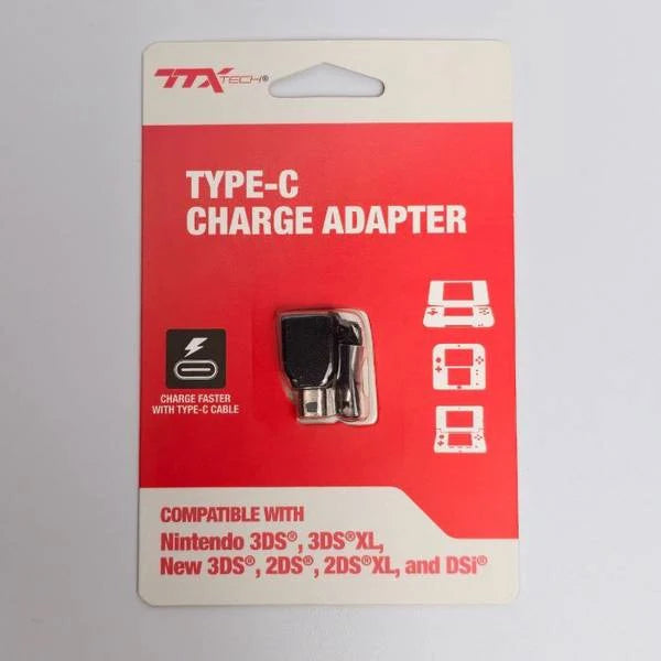 TTXTech Type-C Charge & Headphone Adapter for Nintendo 3DS / DSi
