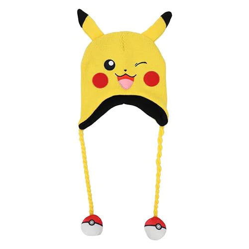 Pokemon Pikachu Laplander Fleece Cosplay Beanie
