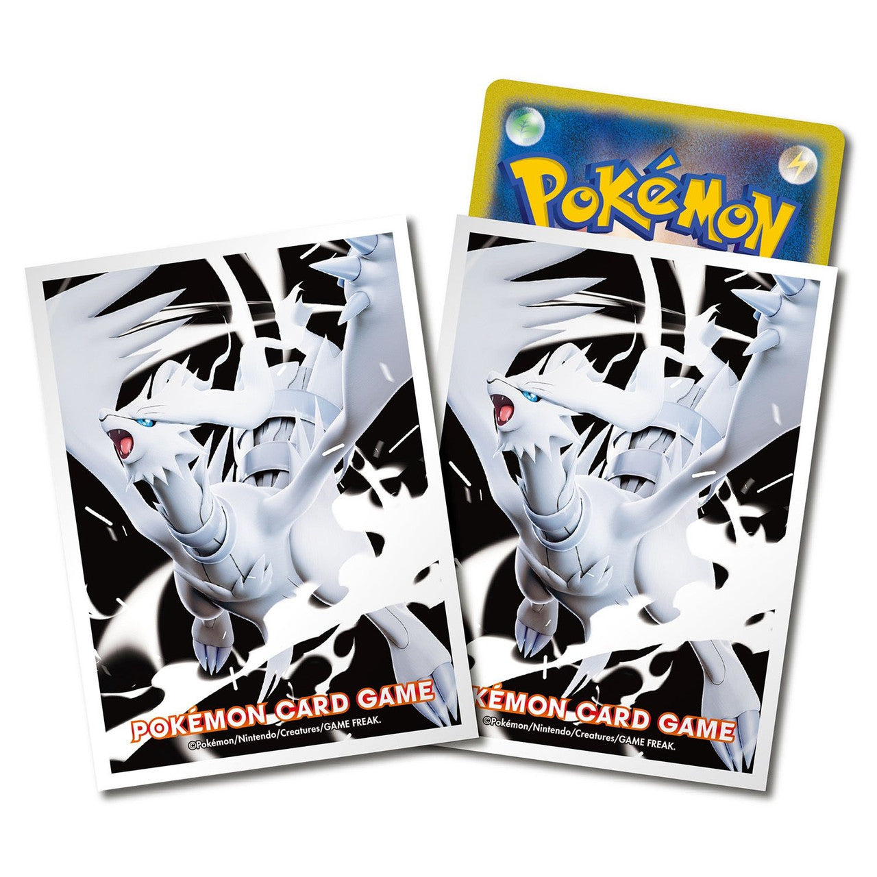 White Flare Reshiram Pokemon Center Sleeves