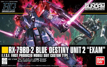 RX-79BD-2 Gundam Blue Destiny Unit 2 Exam HG