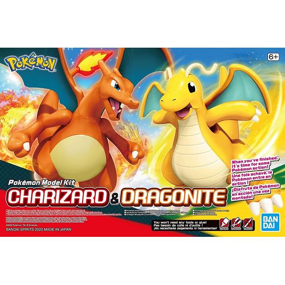 Charizard & Dragonite Pokemon Model Kit
