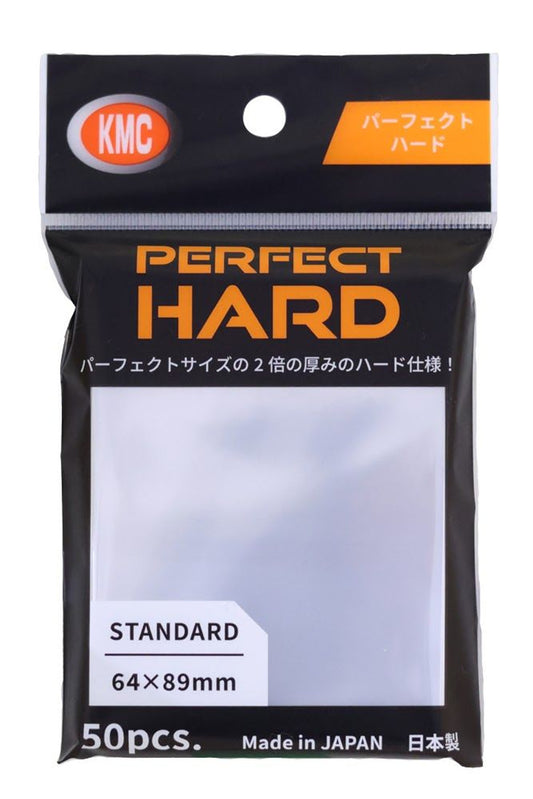 KMC Sleeves Perfect Hard Standard Size 50-Count Sleeves