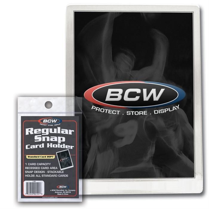 BCW Regulalr Snap Card Holder (20 pt)