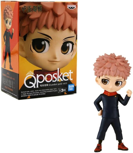 Jujutsu Kaisen Yuji Itadori Petit Ver. A Qposket Figure