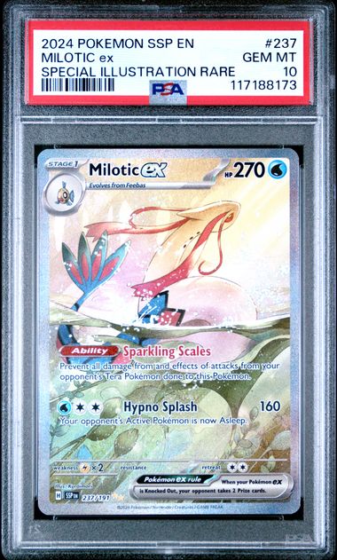 PSA 10 Milotic EX 237/191 Surging Sparks Illustration Rare 173