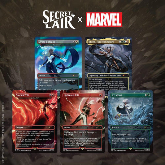 Secret Lair x Marvel's Storm - Rainbow Foil Edition