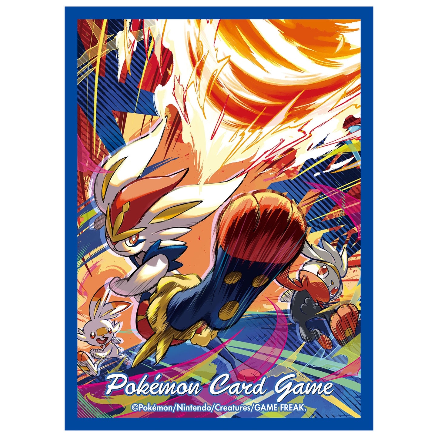 Pokemon Center Cinderace Evolution Sleeves