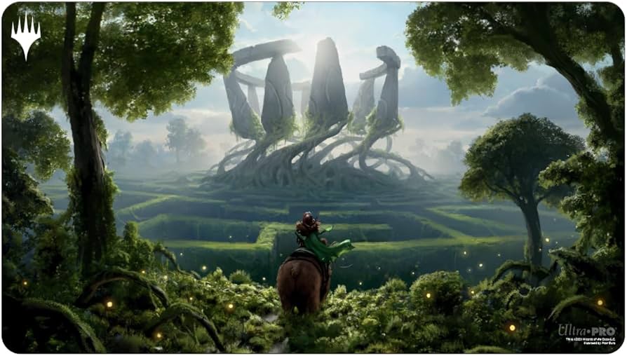 Ultra Pro Wilds of Eldraine Green Playmat Virtue of Strength