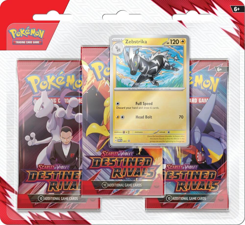 Pokemon Destined Rivals 3-Pack Blister