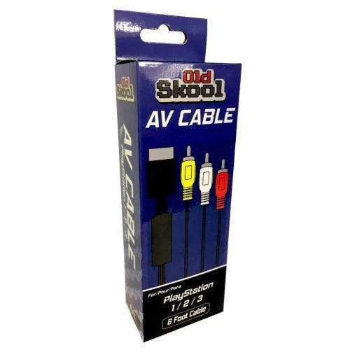 Old Skool AV Cable for Sony PS1 / PS2 / PS3