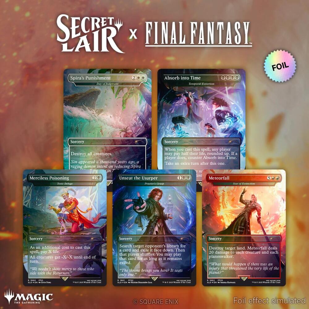 Secret Lair Drop Series x Final Fantasy: Game Over - Rainbow Foil Edition
