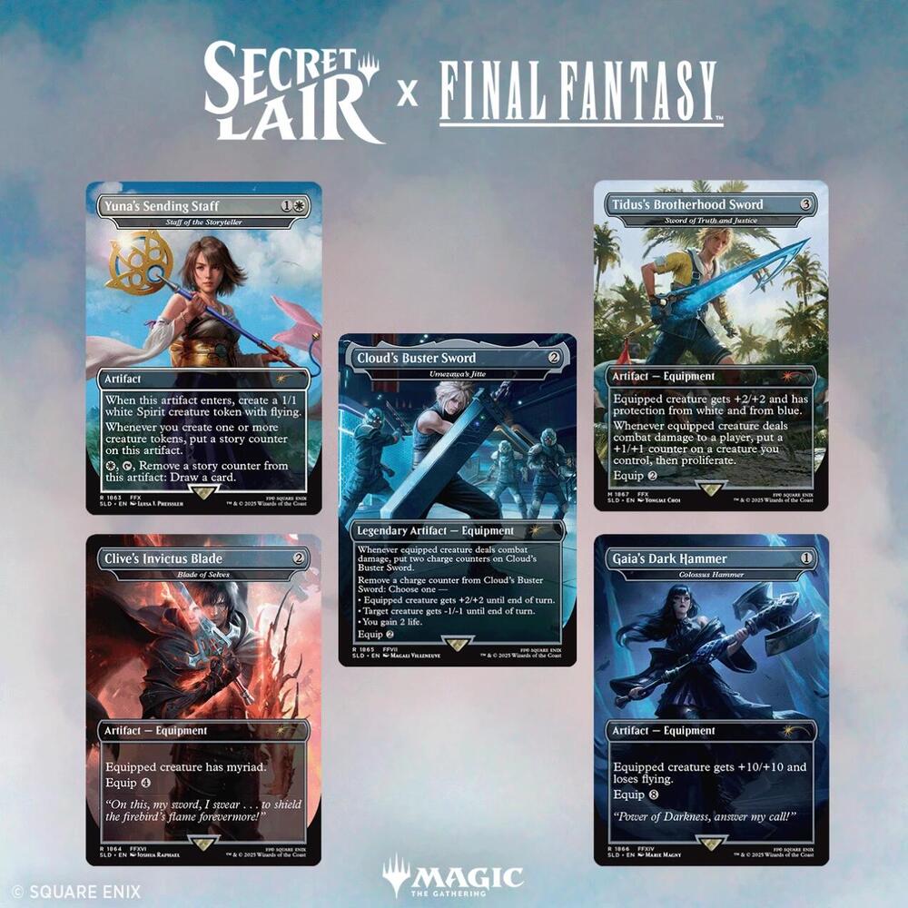 Secret Lair Drop Series x Final Fantasy: Weapons