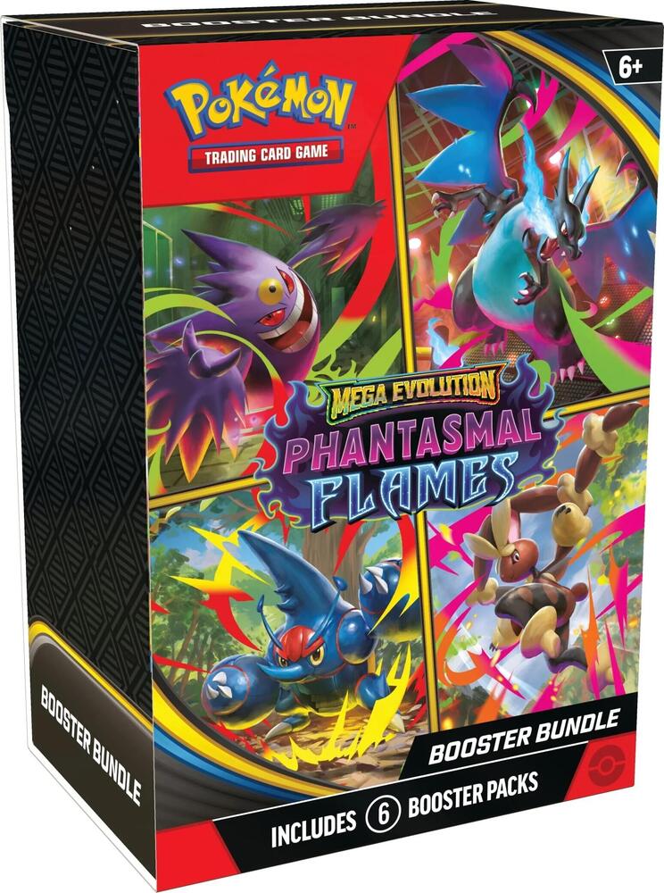 Pokemon Phantasmal Flames Booster Bundle (6 Packs)