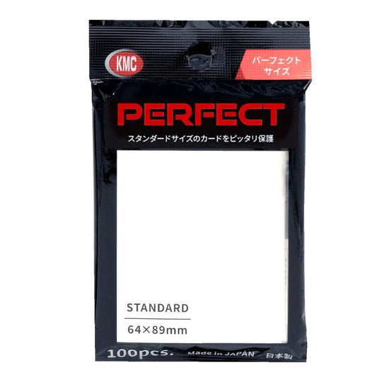 KMC Sleeves Clear Perfect Fit Clear 100-Count