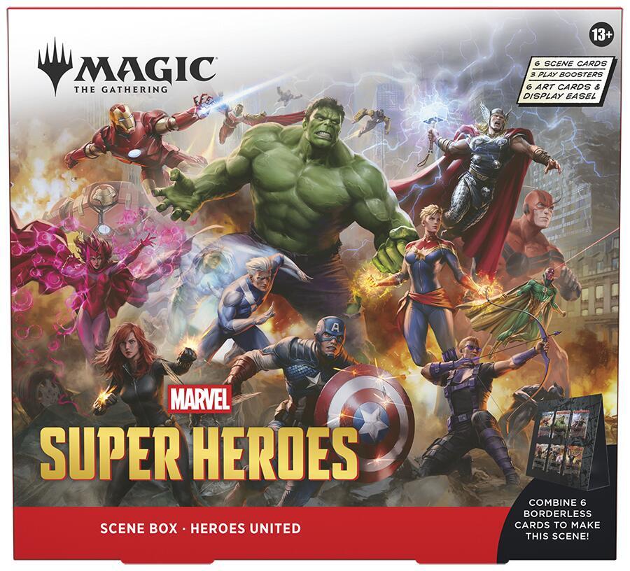 Magic Marvel Super Heroes Scene Boxes