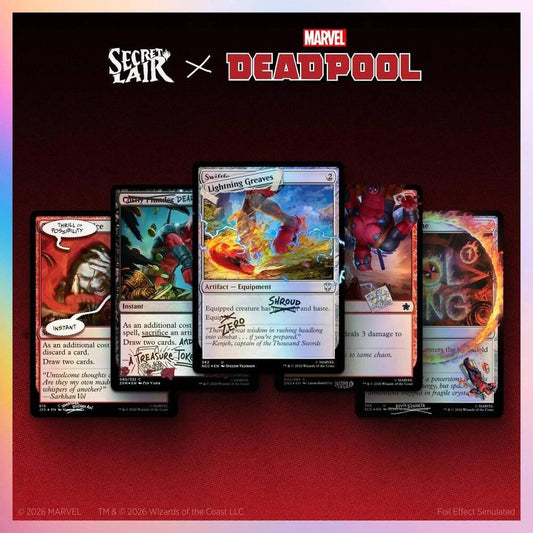 Secret Lair Drop: Secret Lair x Marvel's Deadpool: I Fixed It (You're Welcome) Traditional Foil Edition