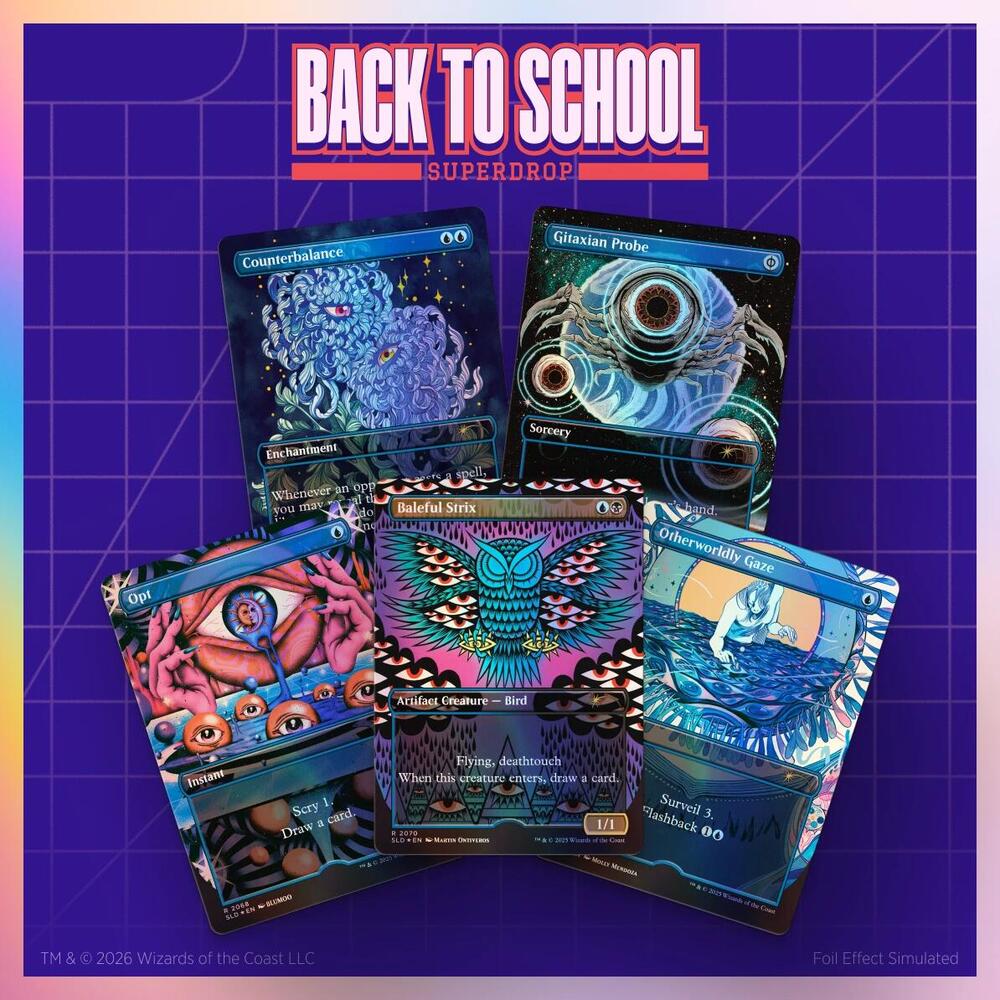 Secret Lair: The Eyes Have It Rainbow Foil