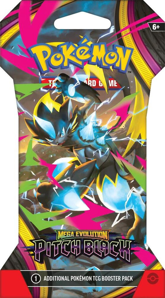 Pokemon Pitch Black Sleeved Booster Pack