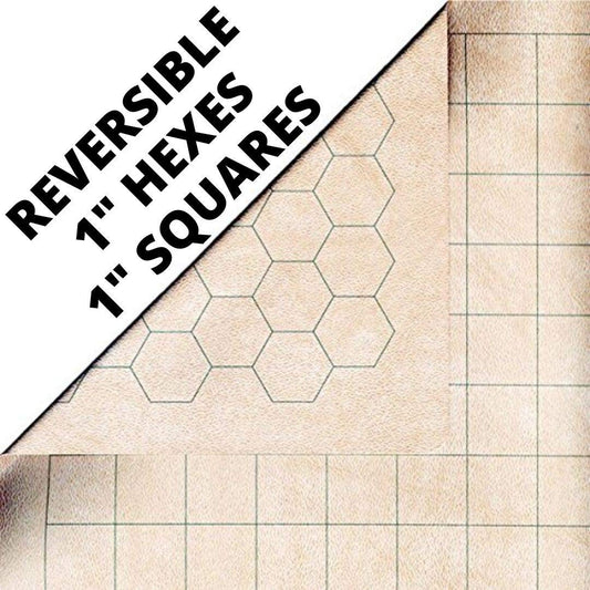 Chessex Battlemat 1 in Square/Hex Reversible Mat