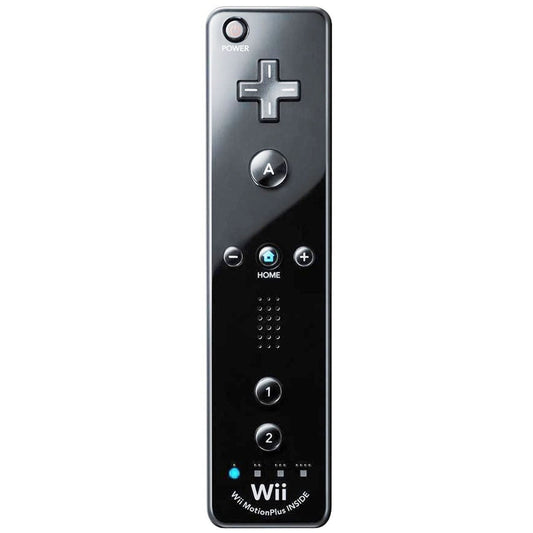 Wii Remote with Motion Plus [Black] - Wii