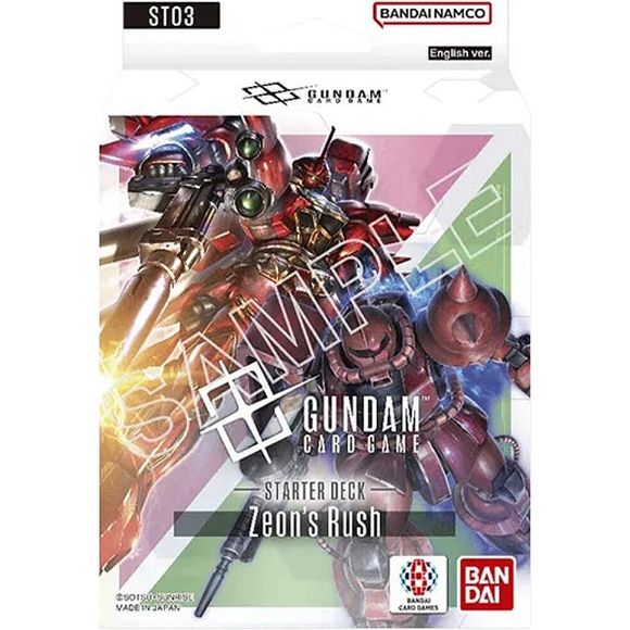 Gundam TCG Starter Deck - ST03 Zeon's Rush