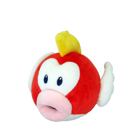 Super Mario All Star Collection Cheep Cheep Plush, 5"