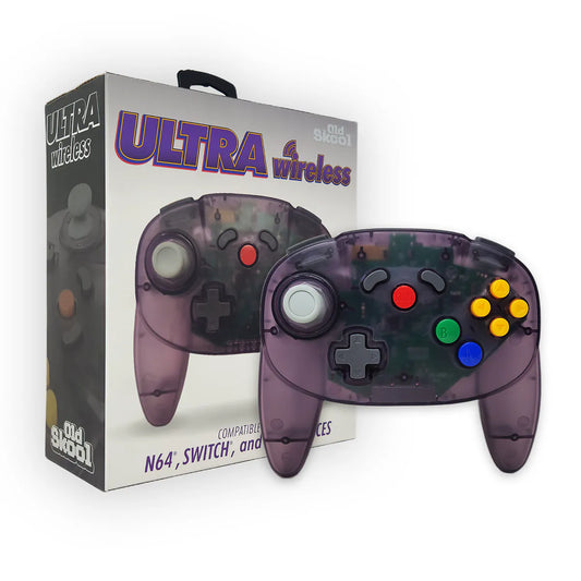 Old Skool Nintendo 64 Ultra Wireless Controller - Atomic Purple