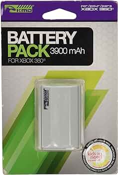 White - KMD Xbox 360 Battery