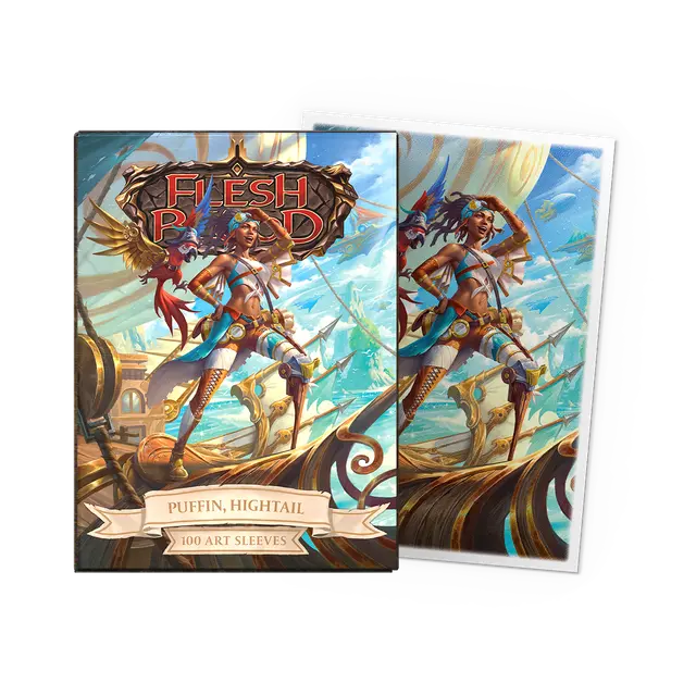 Flesh and Blood Dragon Shield Art Brushed 100ct Standard Size Sleeves