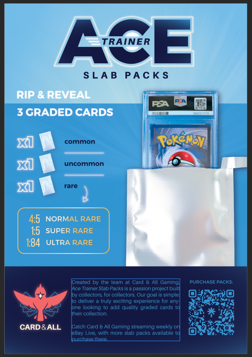 Ace Trainer Slab Pack - Standard CNAG New Cut Ace Trainer Slab Pack - Standard CNAG New Cut