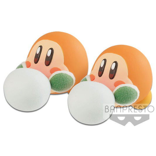 Kirby Fluffy Puffy Mine: Play in the Snow Mini Figure - Waddle Dees with Snowballs
