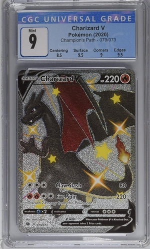 CGC 9 Charizard V 079/073 Champion's Path 002