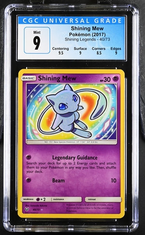 CGC 9 Shining Mew 40/73 Shining Legends Holo