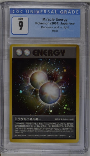 CGC 9 Miracle Energy JAPANESE Darkness, and to Light Holo
