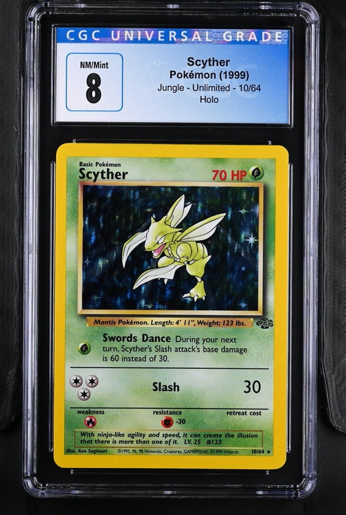 CGC 8 Scyther 10/64 Jungle 084