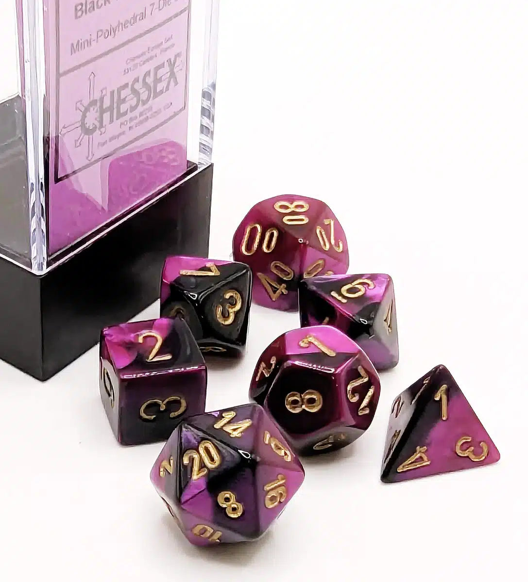 Chessex Mini Gemini Polyhedral 7ct Dice Set