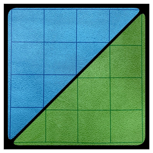 Chessex Battlemat Blue & Green Squares