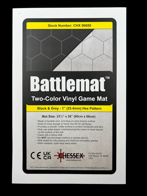 Chessex Battlemat Black & Grey Squares