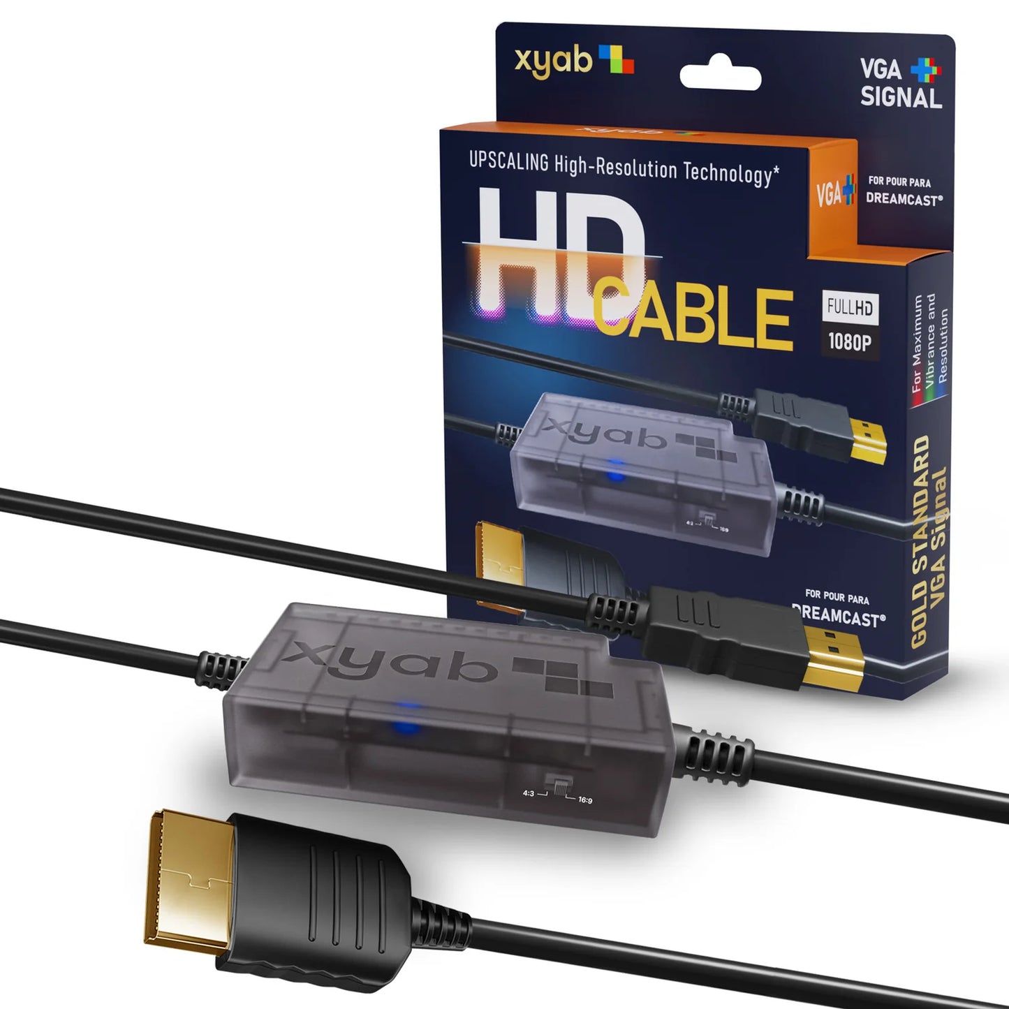 XYAB RGB+ HD Link Cable for Dreamcast