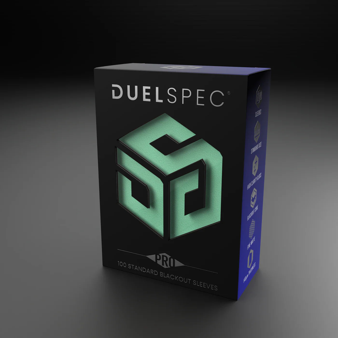 DuelSpec Pro Blackout Standard Size Sleeves 100ct