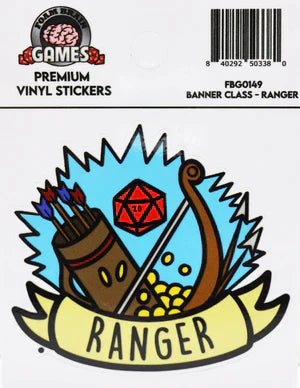 Foam Brain Games Roleplaying Vinyl Sticker