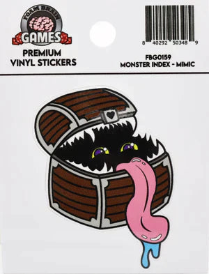Foam Brain Games Roleplaying Vinyl Sticker