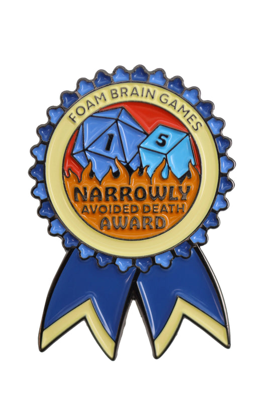 Narrowly Avoided Death Award Pin (Gen Con 2024)