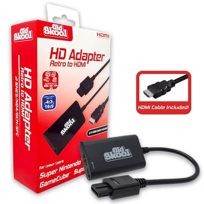 Old Skool HD Adapter Retro to HDMI - SNES/N64/Gamecube