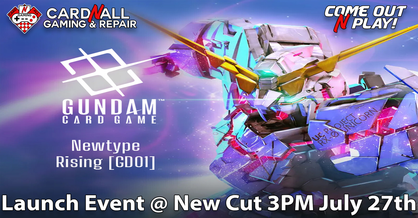 Gundam TCG Newtype Rising Release Event